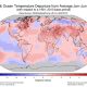 El primer semestre fue el octavo más cálido en la Tierra desde que hay datos