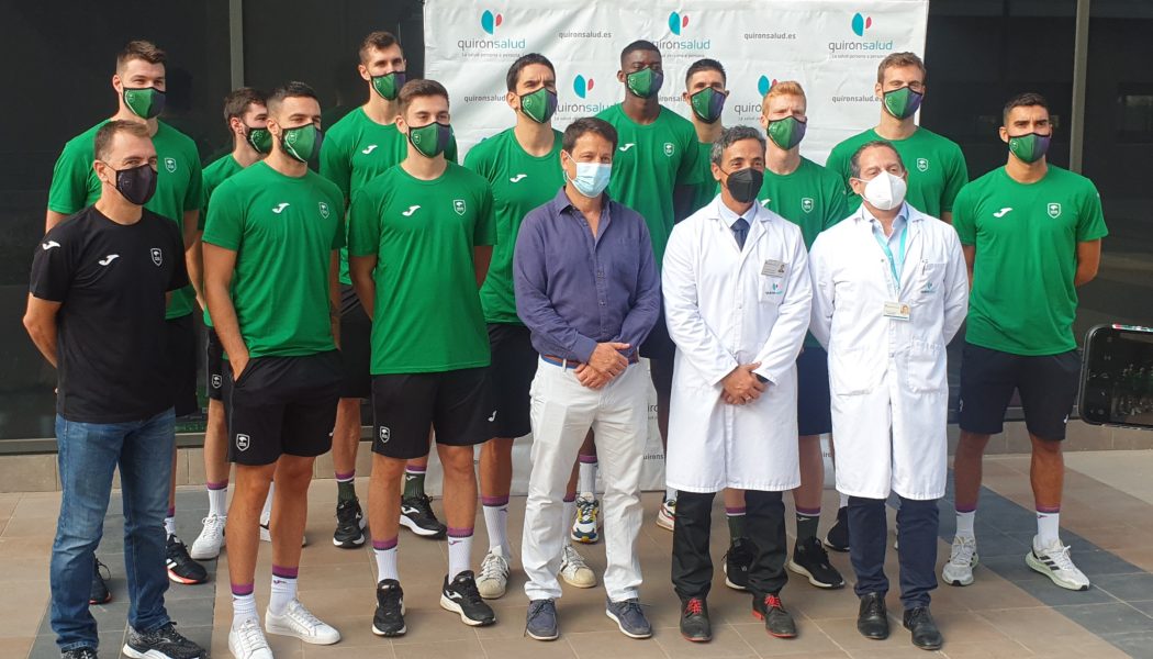 Cierre de reconocimientos médicos Unicaja Baloncesto en Quirónsalud Málaga