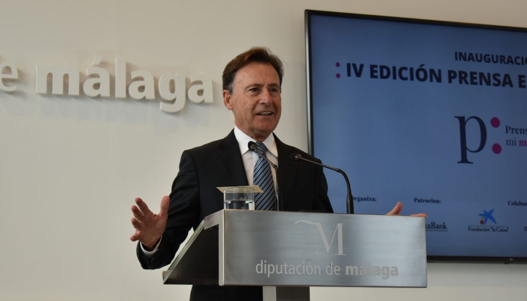 Matías Prats inaugura la IV edición de Prensa en mi Mochila con el alumnado del CEIP Prácticas Nº1