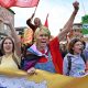 Miles de jóvenes marchan por las calles de Glasgow