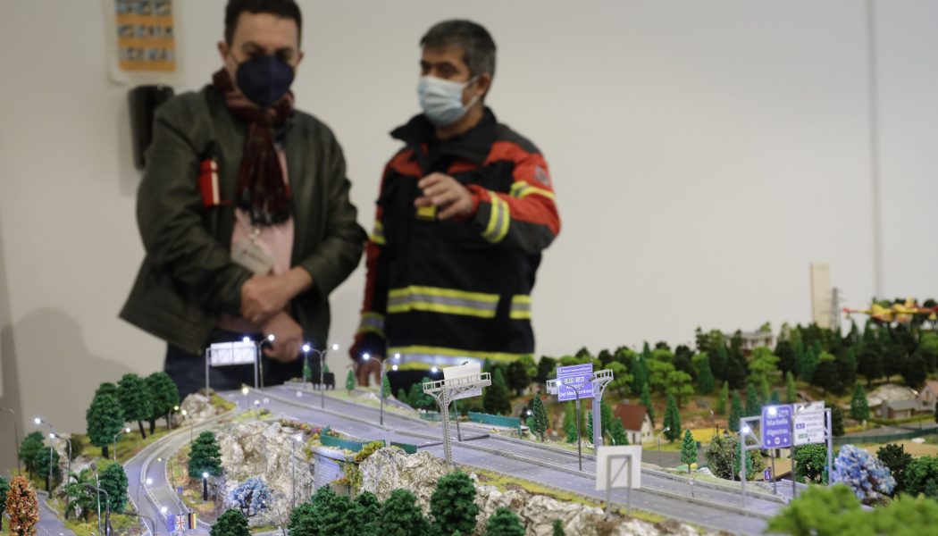 El Consorcio de Bomberos cuenta con una innovadora maqueta de 12 metros cuadrados para entrenar la estrategia en catástrofes