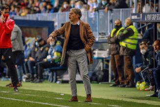 El entrenador habló tras el partido contra la UD Almería