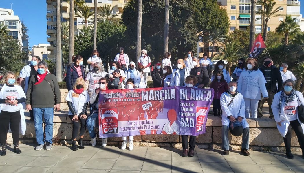 La Marcha Blanca andaluza del Servicio de Atención Domiciliaria (SAD) recorrerá Jerez de la Frontera el próximo sábado