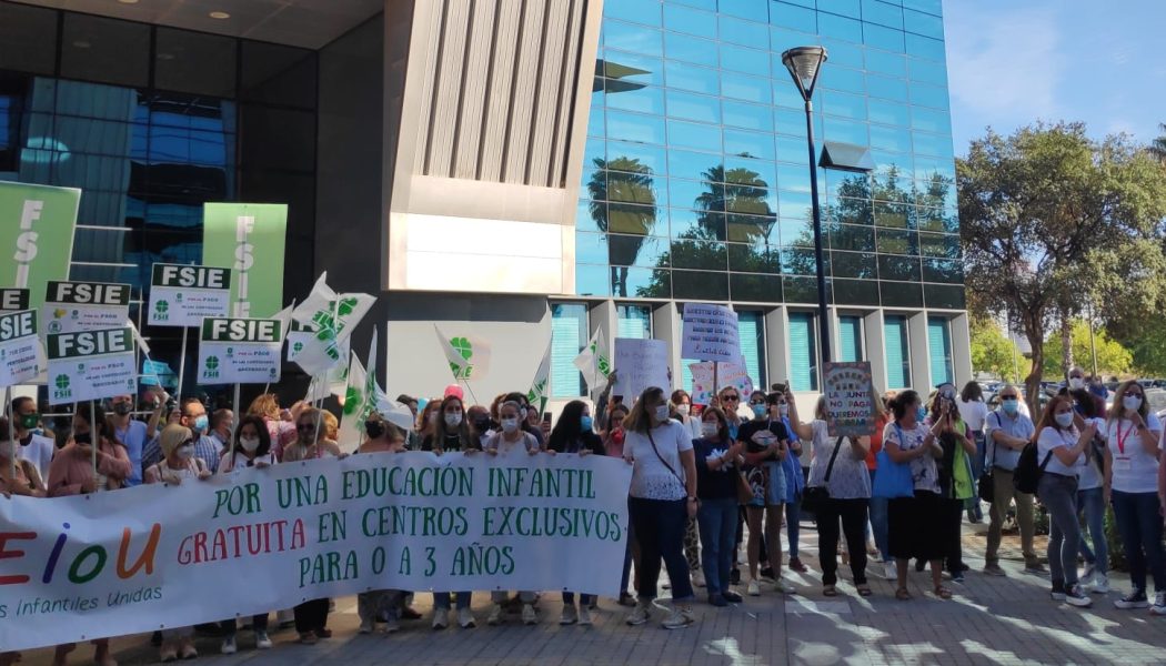 Escuelas Infantiles Unidas convoca una manifestación nacional