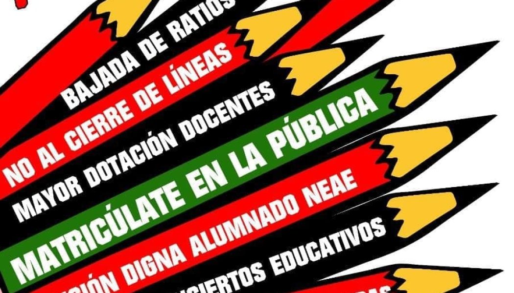 CGT ENSEÑANZA MÁLAGA LLAMA A LA MOVILIZACIÓN “EN DEFENSA DE LA ESCUELA PÚBLICA” FRENTE AL CIERRE DE LÍNEAS, LA PRIVATIZACIÓN Y EL ABANDONO DEL ALUMNADO MÁS VULNERABLE”