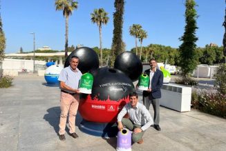 La magia del reciclaje vuelve a tomar las calles de Málaga con iglús de Ecovidrio tematizados por Disneyland Paris