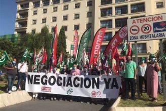 Concentración este lunes en Málaga para exigir más sustituciones este verano en la limpieza hospitalaria