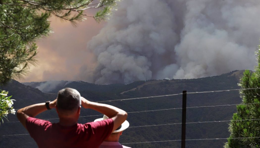 El alcalde de Pujerra, sobre el incendio: «Está controlado el perímetro, va ardiendo dentro de lo quemado»