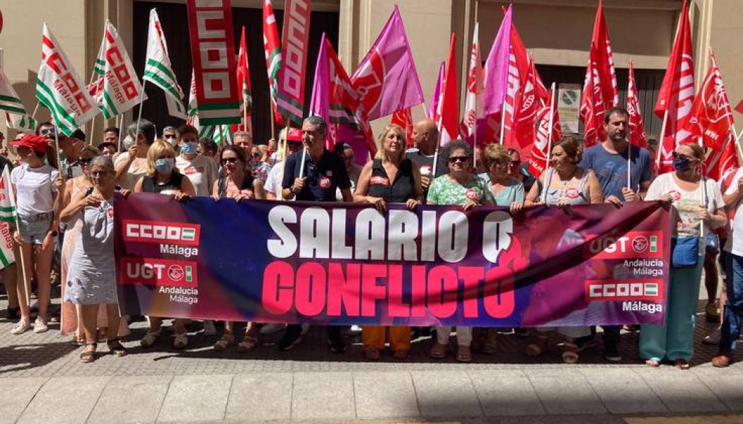 CCOO y UGT exigen mejores salarios en Málaga o habrá conflicto