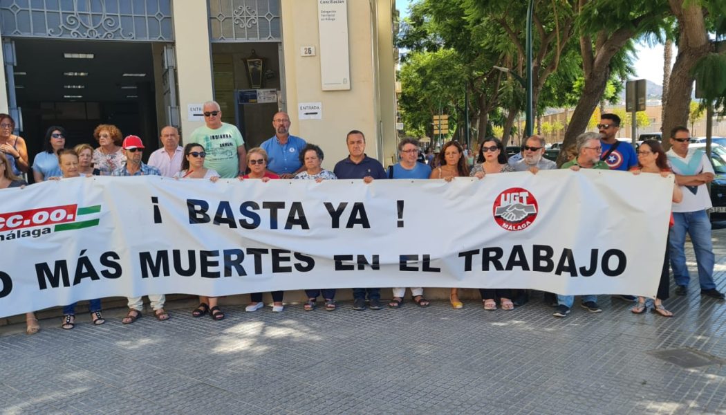 Los accidentes laborales suben un 10,9% en el primer semestre de 2022 en Málaga