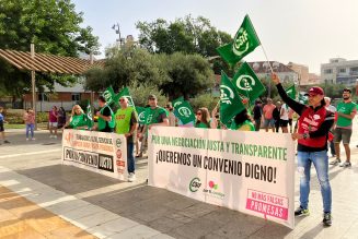 Huelga de limpieza en Fuengirola, a las puertas de la Feria