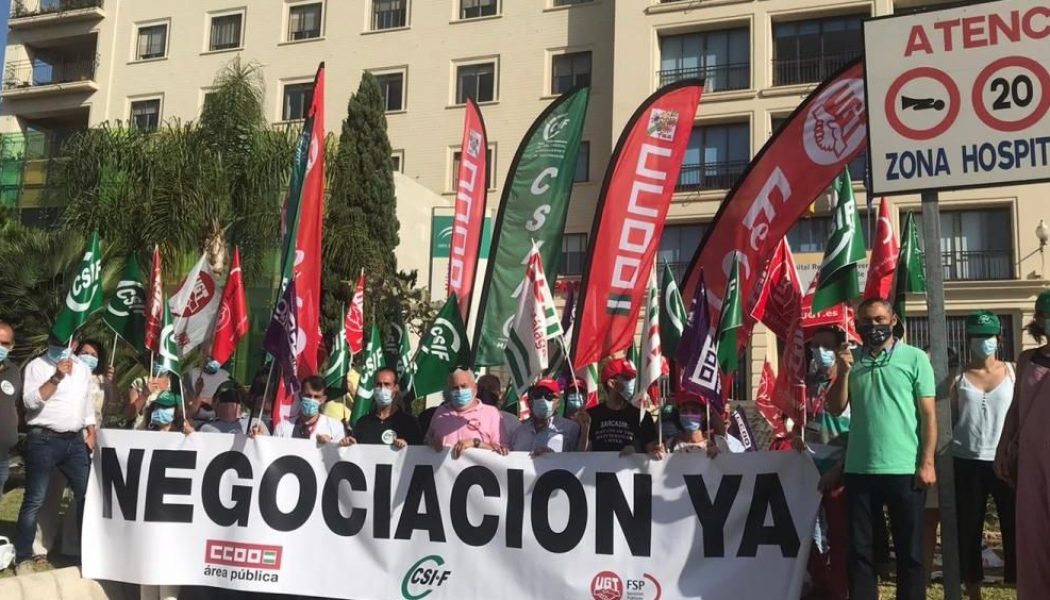 CCOO se concentra este miércoles por la promoción del personal auxiliar del SAS