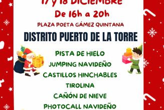 El distrito Puerto de la Torre prepara la Navidad con fiestas infantiles