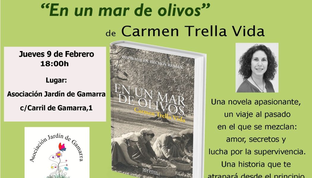 Carmen Trella presenta ‘En un mar de olivos’, un viaje al amor, los secretos y la lucha por la supervivencia