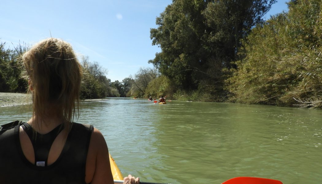 Travesía en piragua en defensa del Río Guadiaro