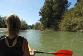 Travesía en piragua en defensa del Río Guadiaro