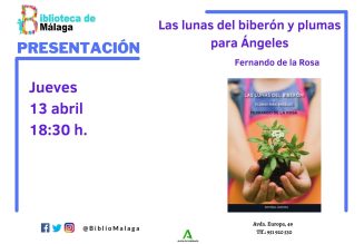 Fernando de la Rosa presenta en Málaga su poemario ‘Las lunas del biberón y plumas para ángeles’