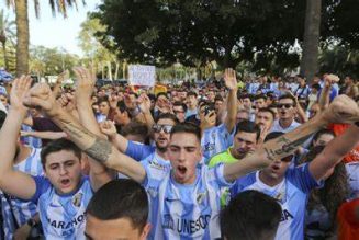 Condenan las agresiones a un periodista en la manifestación de aficionados del Málaga CF