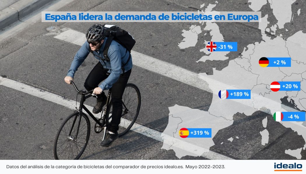 España lidera la demanda de bicicletas en Europa