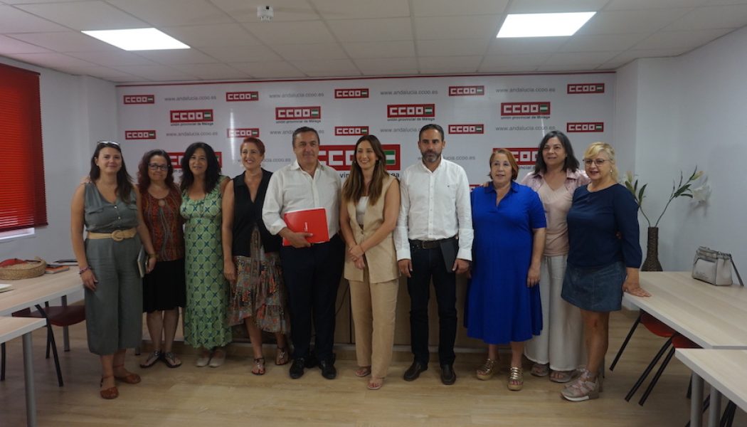 La candidatura del PSOE de Málaga recoge las reivindicaciones del Sindicato CCOO