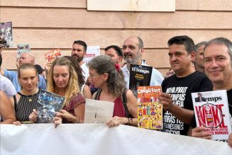 L’APPEC es manifesta a Borriana contra la censura a les revistes en català