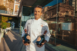 José Carlos García inaugura su nueva terraza como embajador de Laurent-Perrier en Málaga