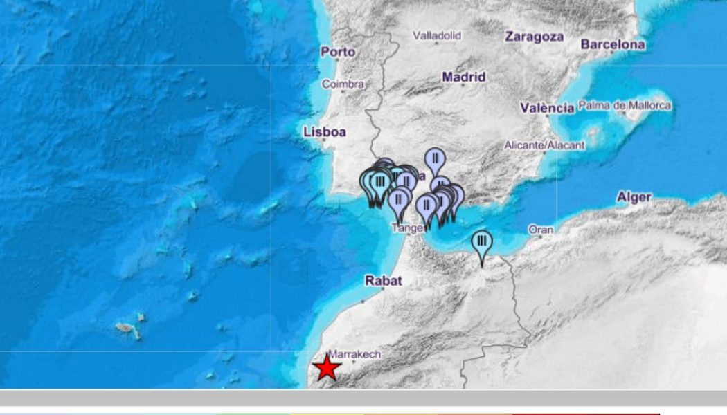 El terremoto de Marruecos se sintió en Málaga, Huelva y Canarias