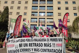 IU denuncia: Colapso de la sanidad pública