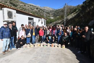 Alpandaire acogió un taller de fabricación de cajas nido