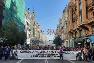 Miles de personas claman por la «unidad» del feminismo contra la violencia machista en Madrid