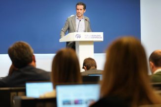 El portavoz del PP censura el gasto público mastodóntico del Estado