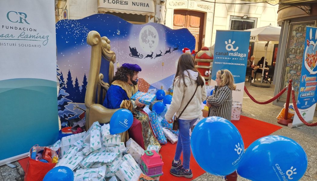 La I Recogida Solidaria de Canal Málaga recauda 538 juguetes