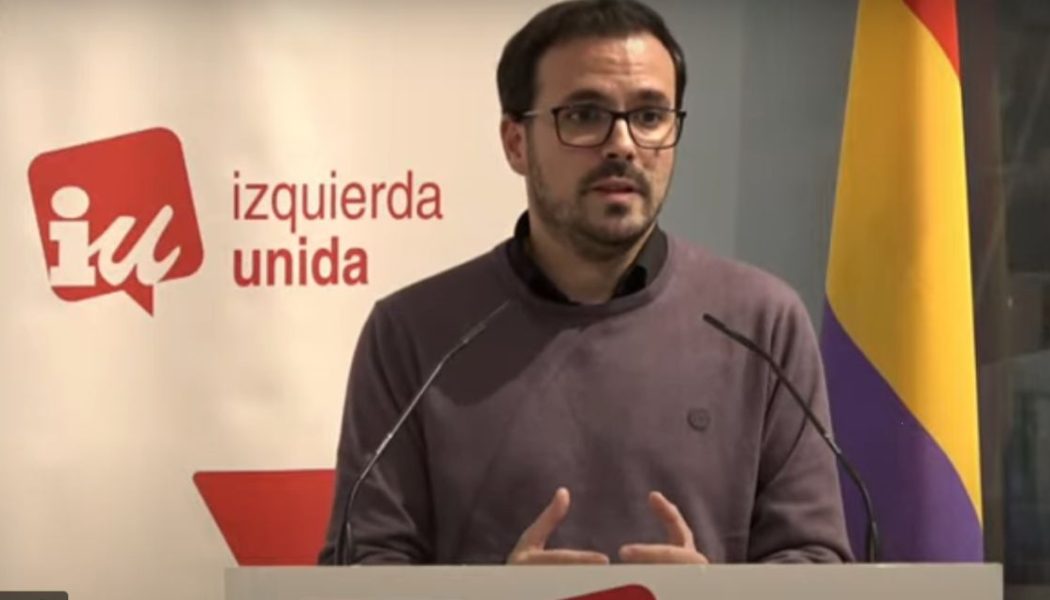 IU lanza el proceso asambleario para elegir en 2024 al sucesor de Alberto Garzón