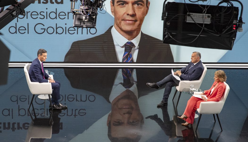 La entrevista de Pedro Sánchez fue líder de su franja en TVE