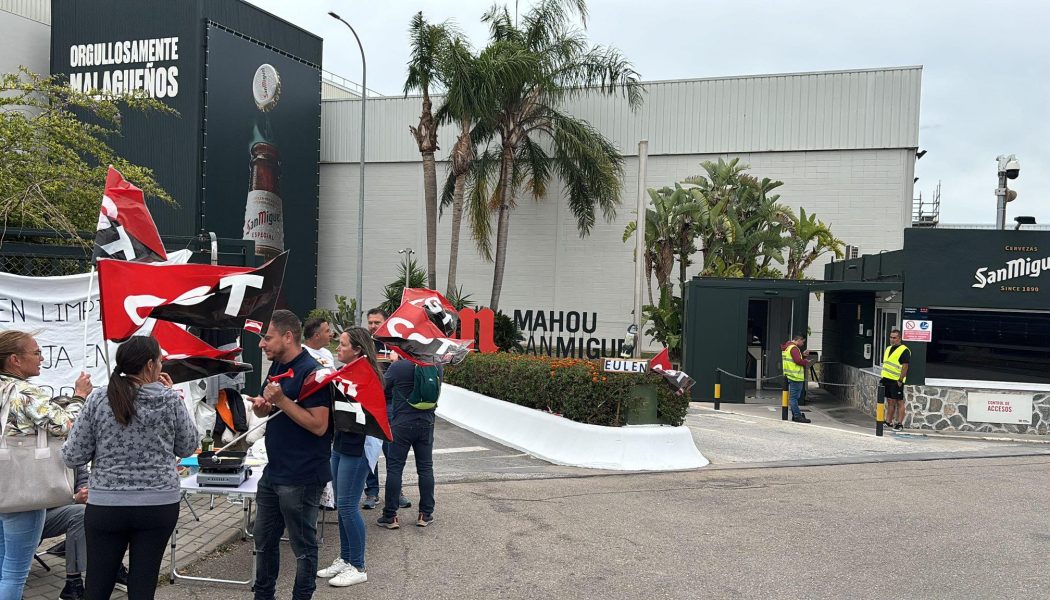 Siete días de huelga en Cervezas San Miguel Málaga