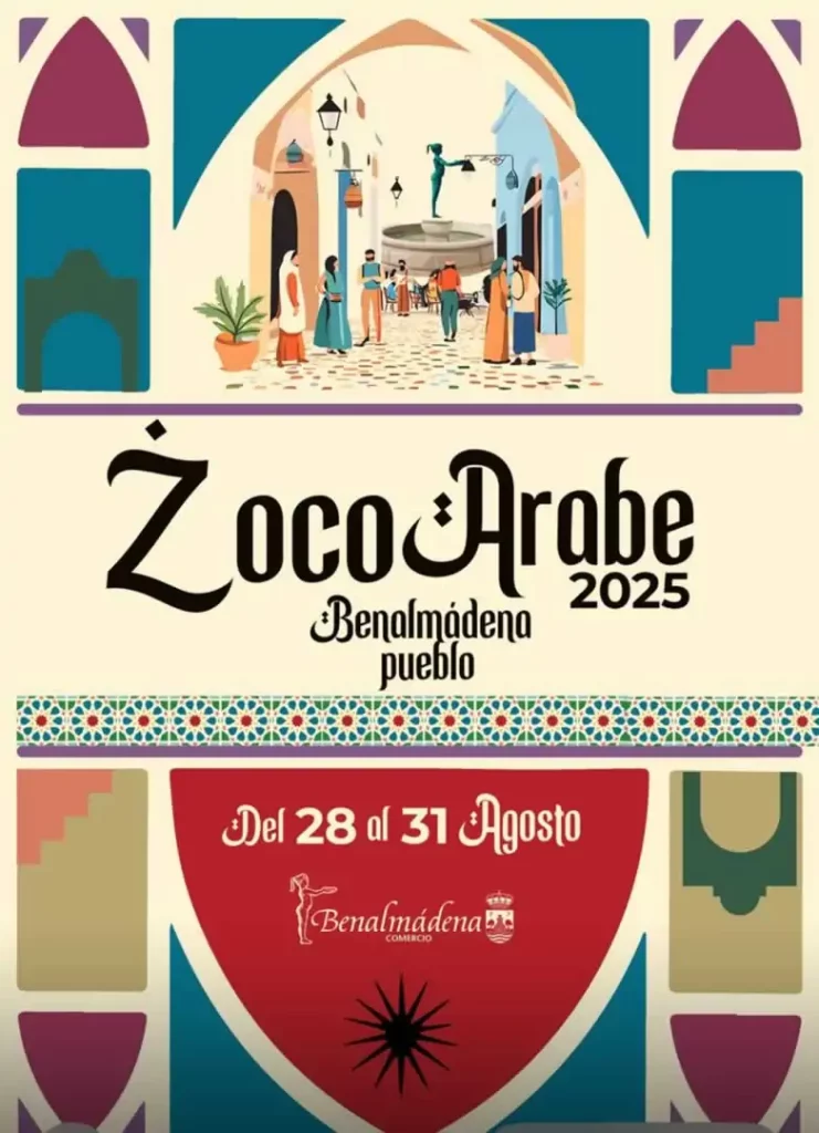 Agenda de eventos en Málaga del sábado 30 de agosto 3 ZOCO ARABE BENALMADENA CARTEL