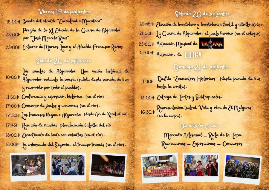 Algarrobo celebra su XI Fiesta de la Quema con siete representaciones históricas 1 1 52