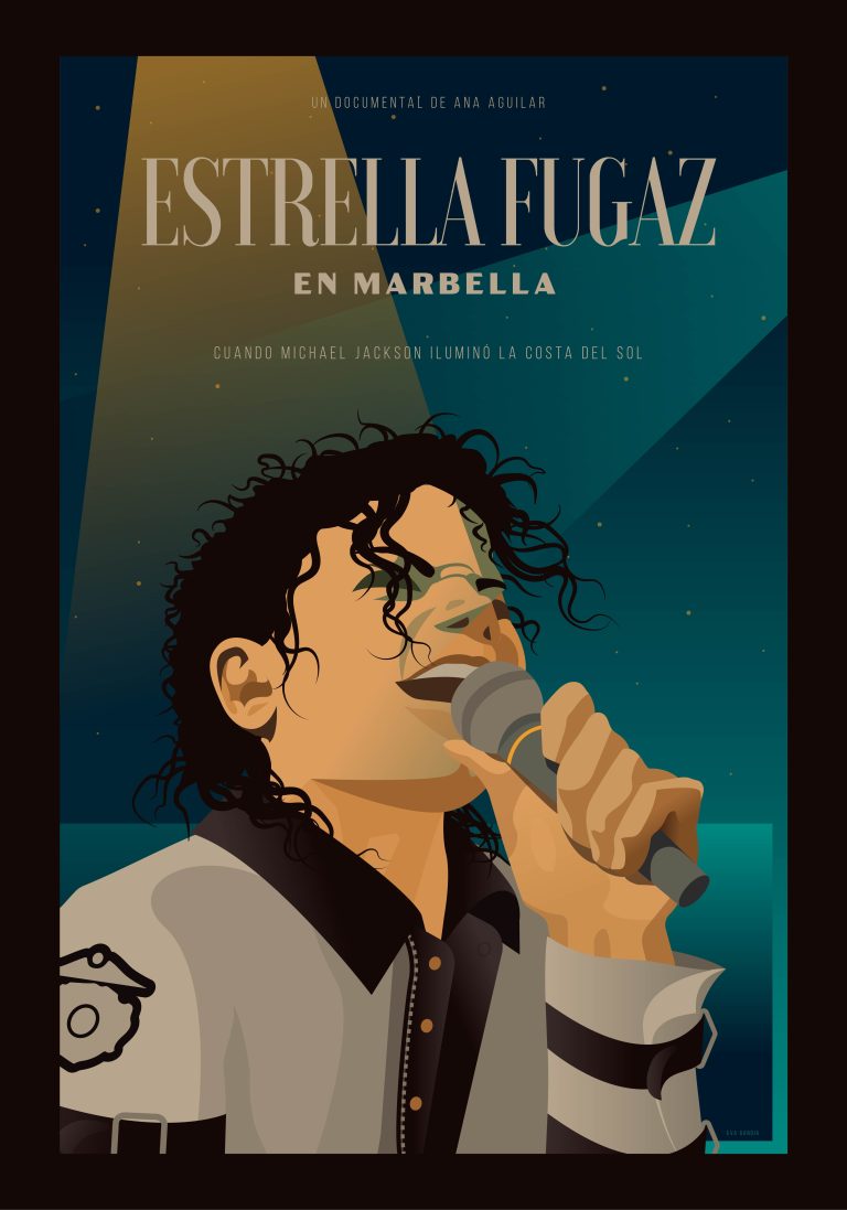 CARTEL vertical ESTRELLA FUGAZ ANA AGUILAR