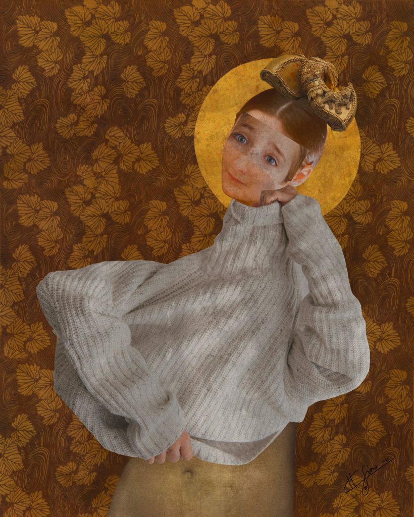 Despertar de Otono. Collage digital. Impresion en papel bambu Hahneuhle