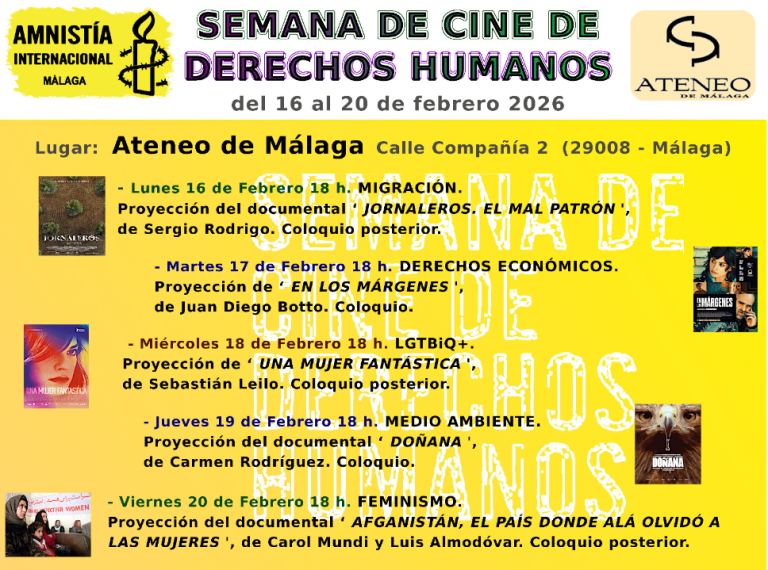 semana cine derechos huma nos Amnistia interancional