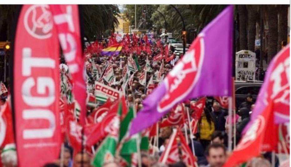 UGT y CCOO lideran el 1º de Mayo en Málaga 1 UGT