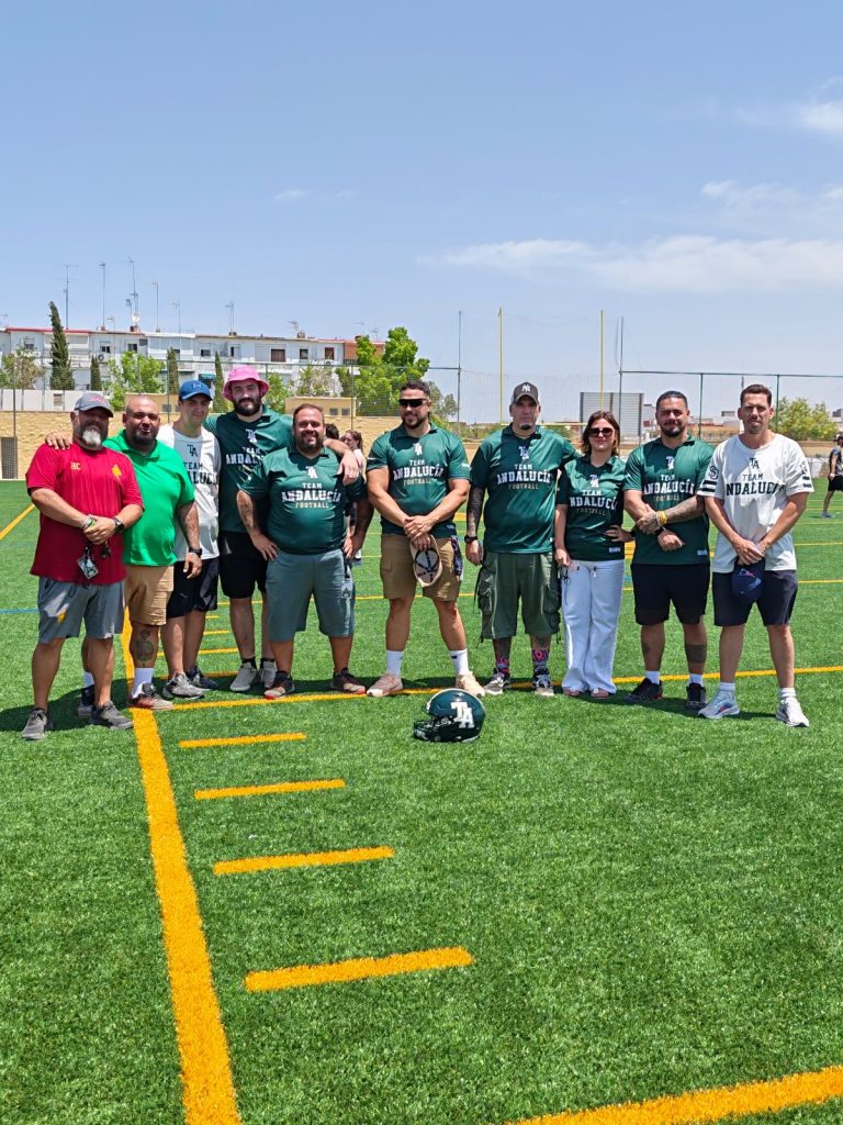 Éxito rotundo en el I Clinic del Team Andalucía de Fútbol Americano 3 STAFF COMPLETO